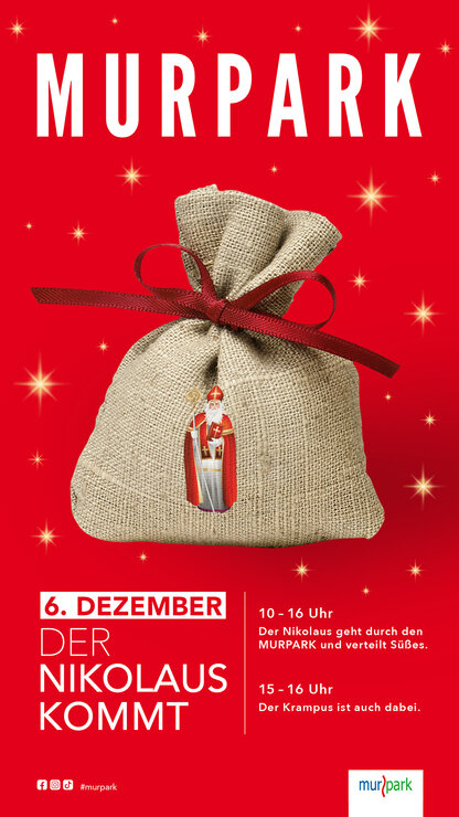 Der Nikolaus kommt in den Murpark