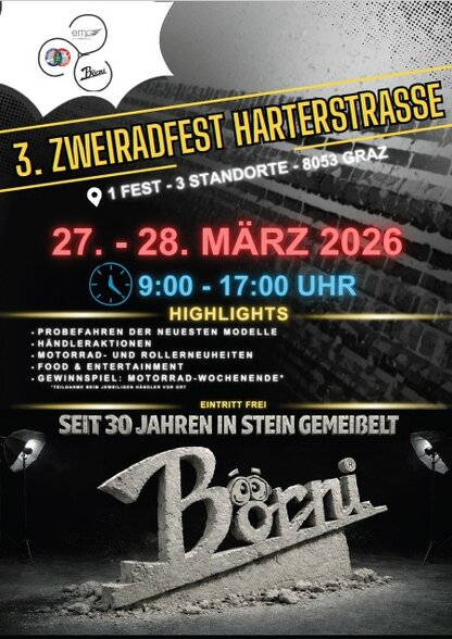30 Jahre Börni und 3. Zweiradfest Harterstraße