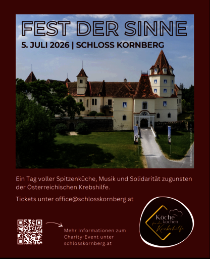 Das Fest der Sinne - Charity im Schloss Kornberg