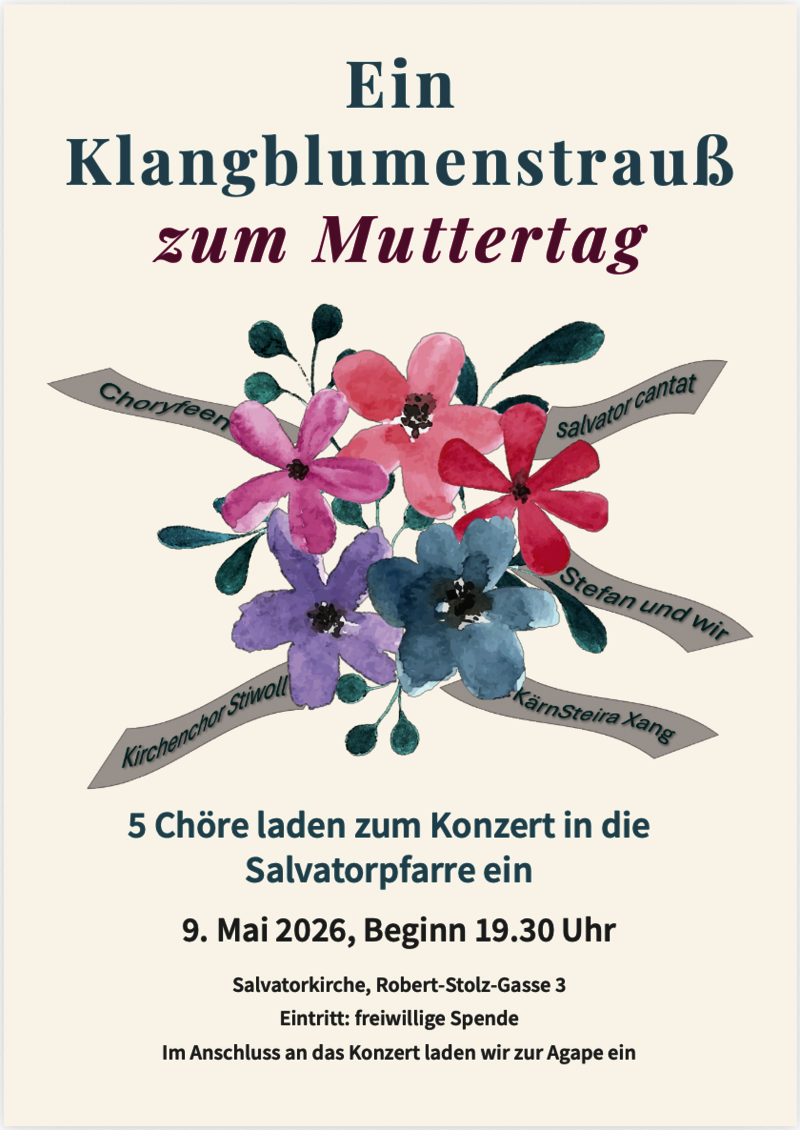 Klangblumenstrauß zum Muttertag