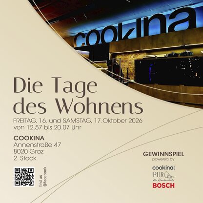 Die Tage des Wohnens bei Cookina