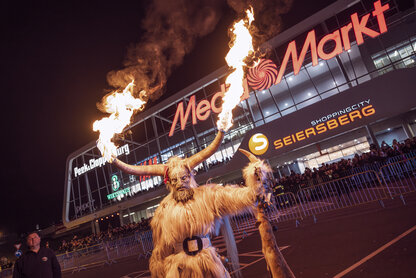 Krampuslauf in der ShoppingCity Seiersberg
