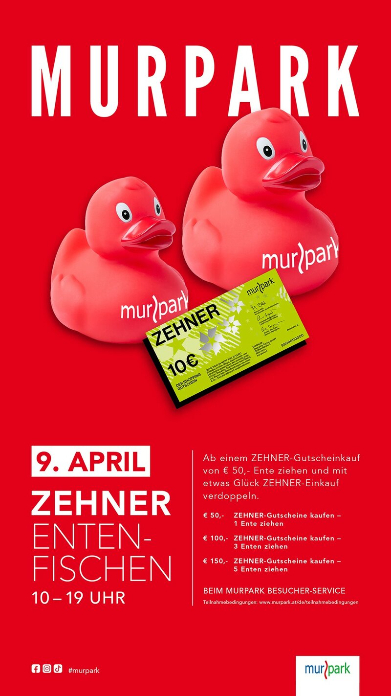 Zehner Entenfischen im Murpark