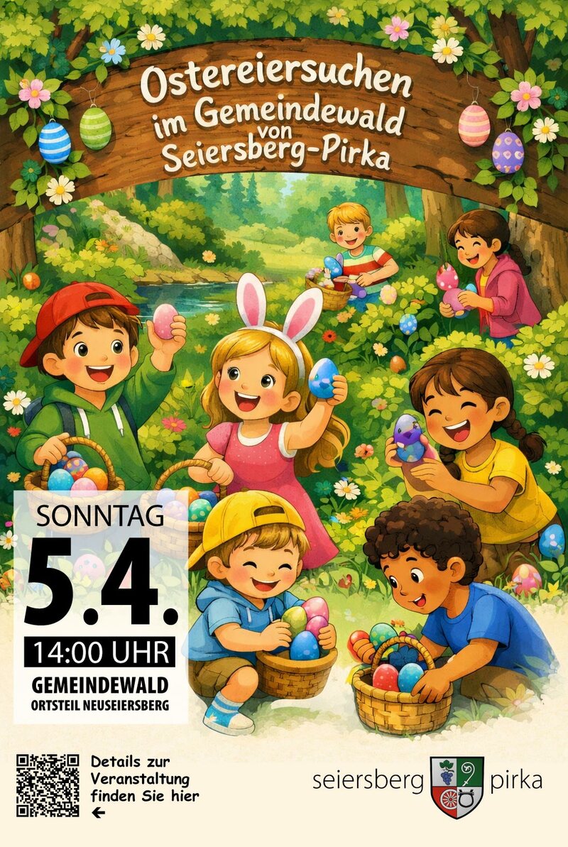 Der Osterhase kommt in den Gemeindewald Neuseiersberg