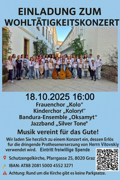 Benefizkonzert für Herrn Vitovskiy
