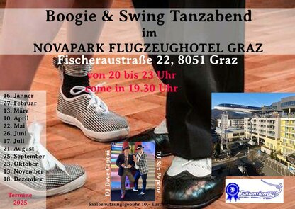 Boogie- und Swing-Tanzabend im Novaparkhotel in Graz
