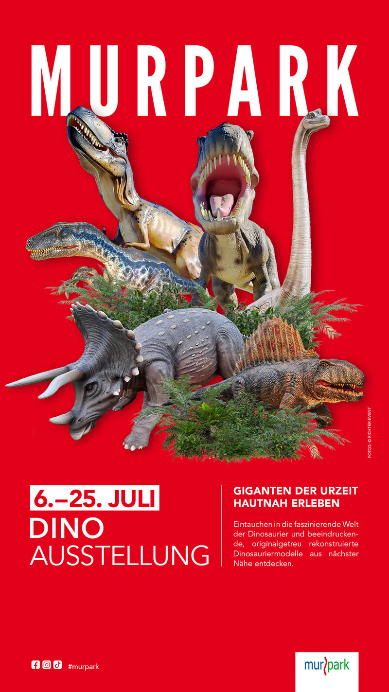 Dino Ausstellung im Murpark